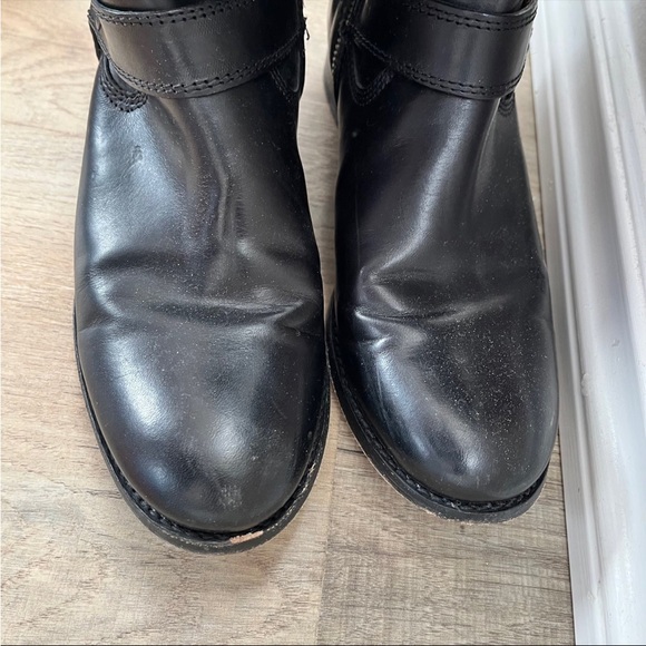 FRYE Melissa Harness Black Boots - Picture 3 of 5